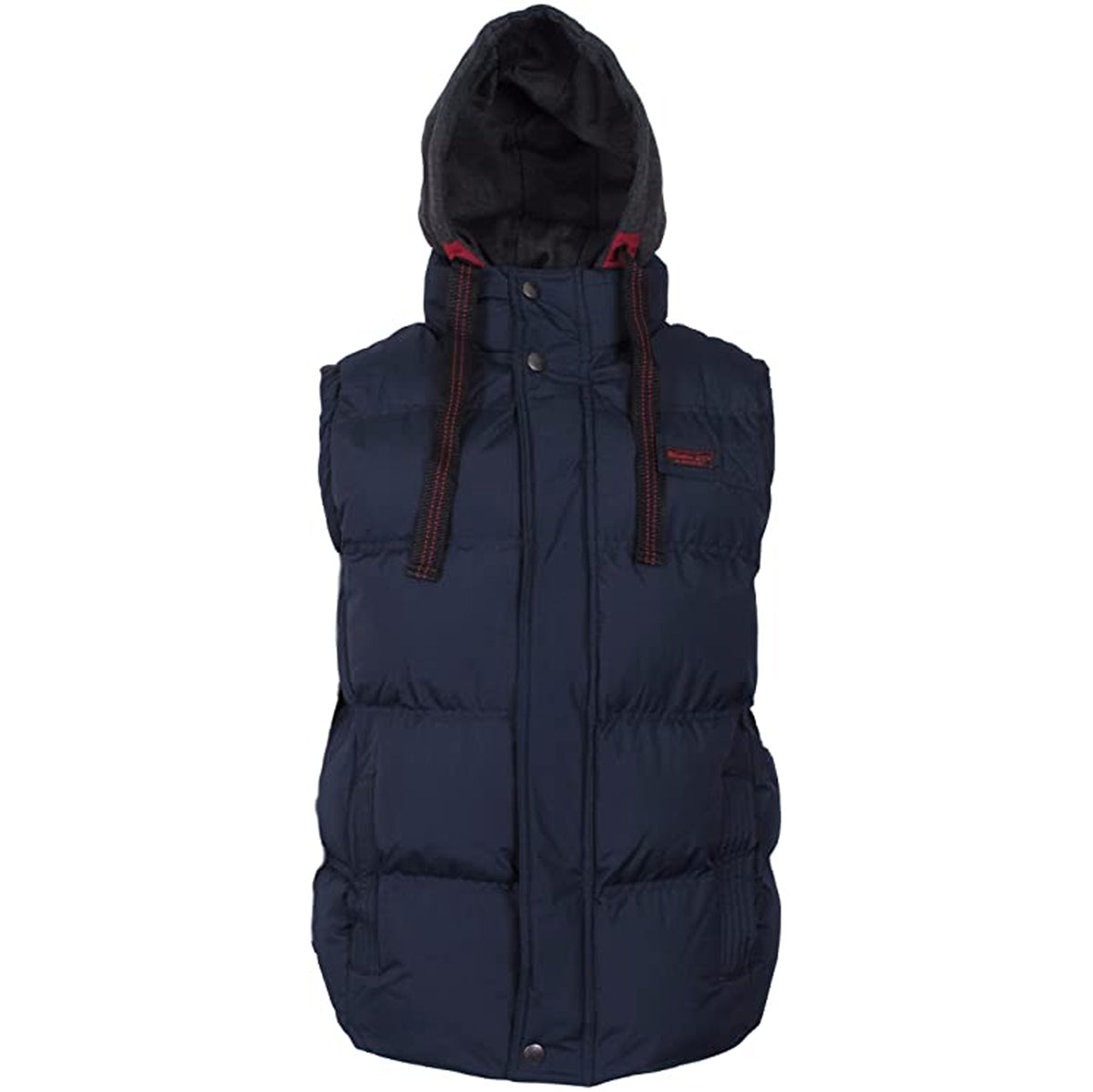 High-quality J. Whistler Rocky Mens Bubble Insulated Vest Hood Puffer ...